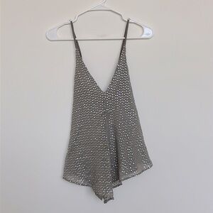Zara sequin tank top